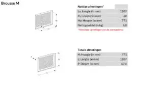 Achterwand OUTSTEEL BROUSSE