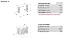 Airconditioningomkasting OUTSTEEL BROUSSE