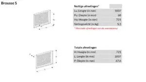 Achterwand OUTSTEEL BROUSSE