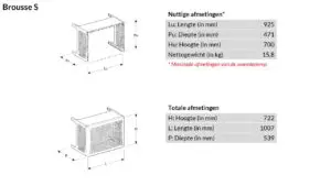Airconditioningomkasting OUTSTEEL BROUSSE