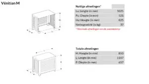 Warmtepomp Omkasting OUTSTEEL VENITIAN Compleet Warmtepomp Omkasting OUTSTEEL VENITIAN Compleet
